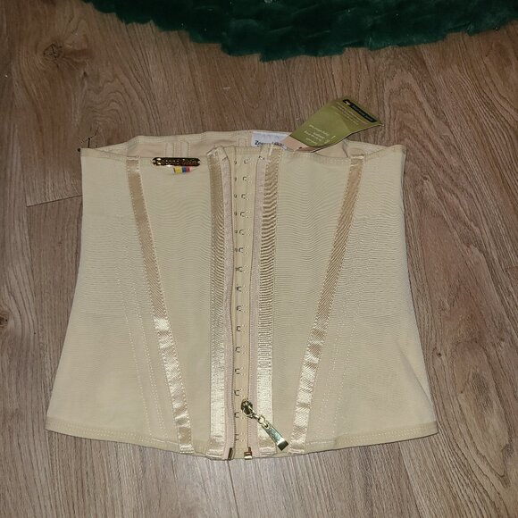 NEW Zecond Skin Corset SZ L Columbian Girdles Corset Bustier Top Nature Viva - Picture 5 of 7